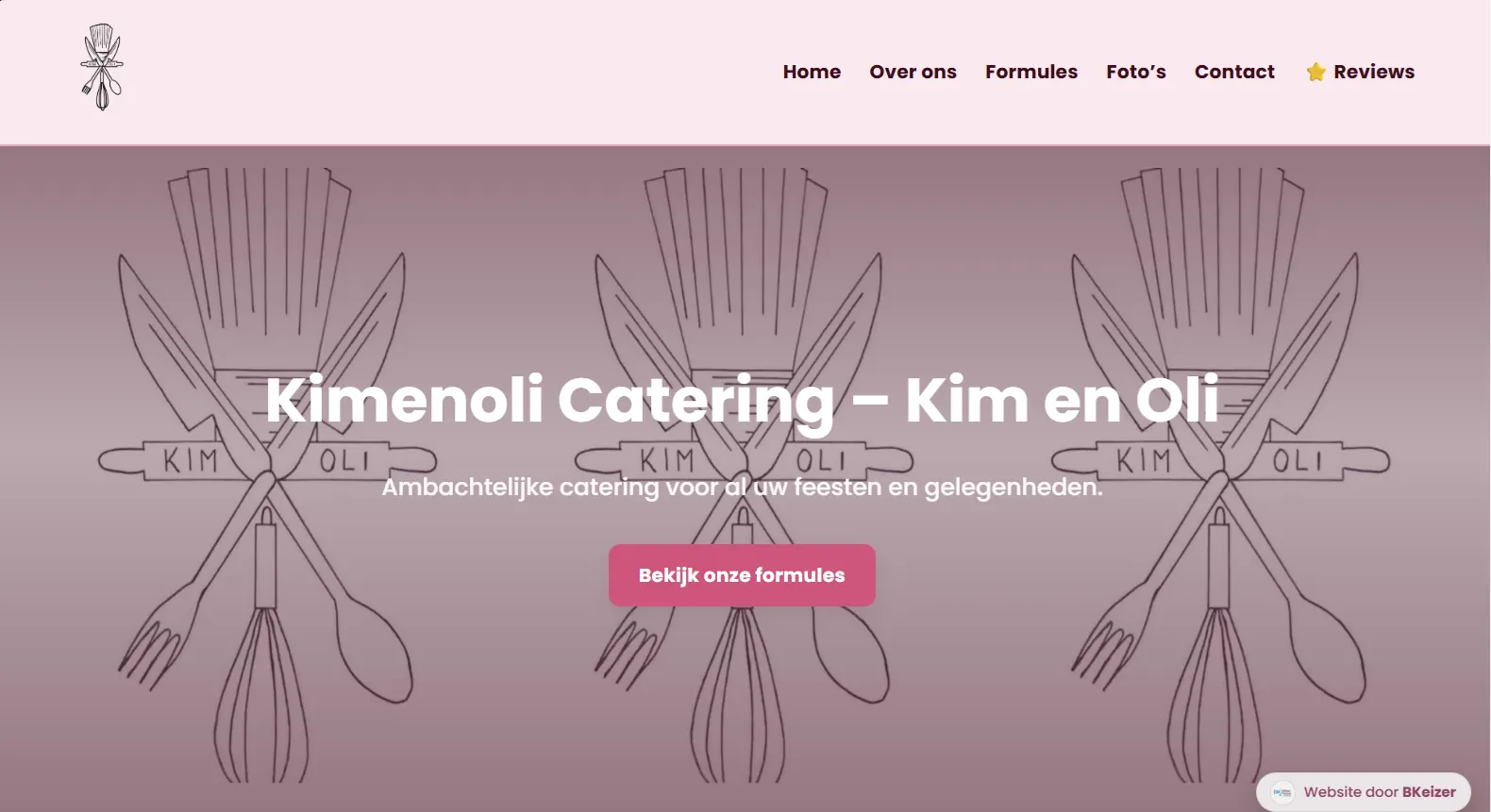 Screenshot van Kimenoli Catering